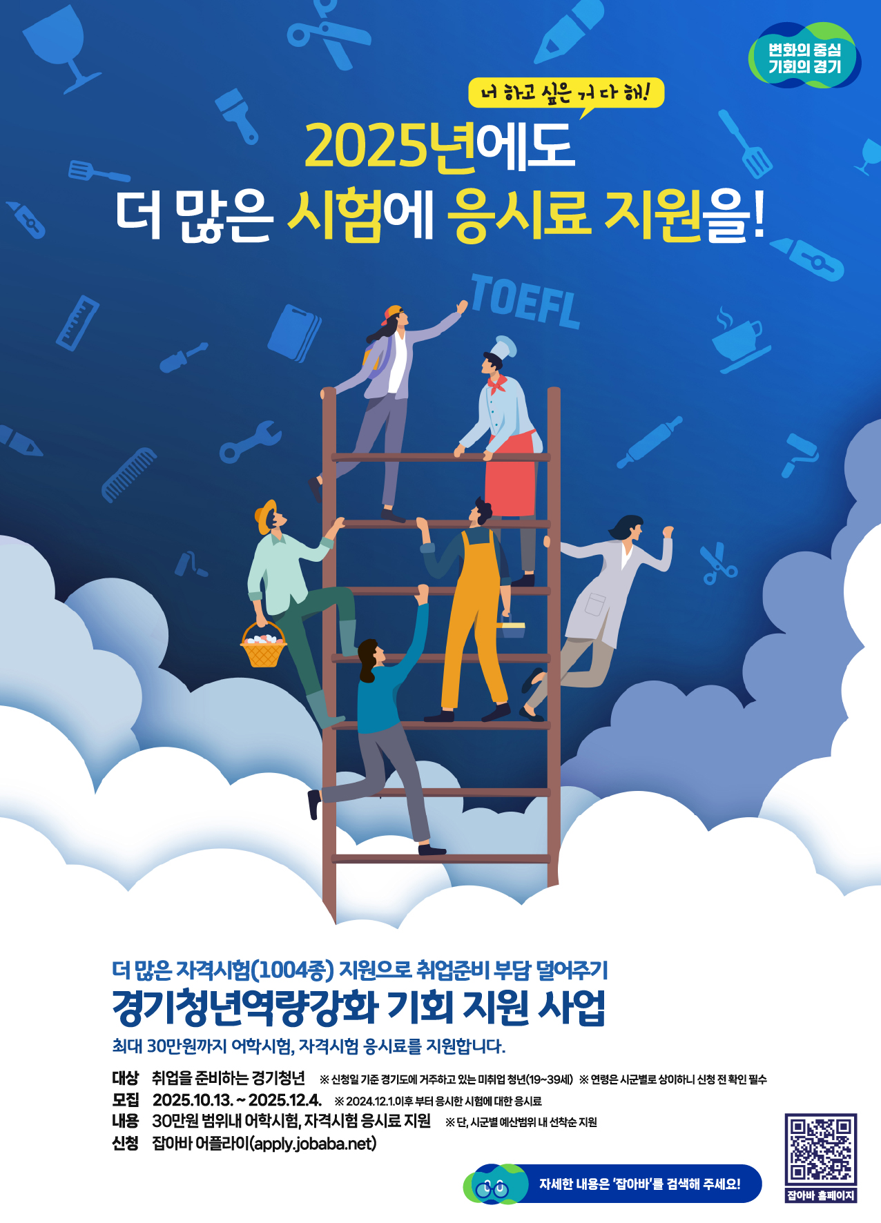 청년 역량강화 기회 지원 사업 포스터