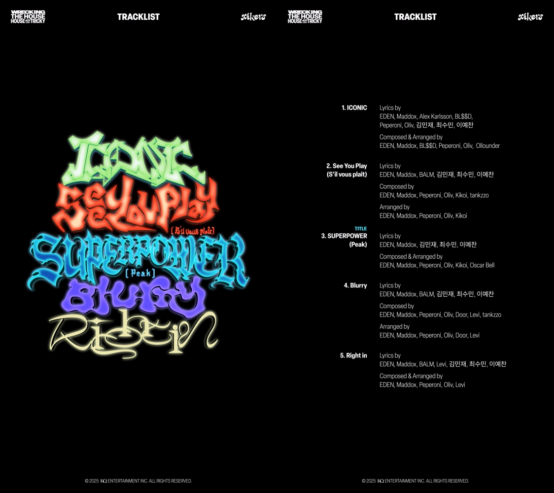 싸이커스, 미니 6집 트랙리스트 공개…민재·수민·예찬 전곡 작사 참여 '기대감 UP'