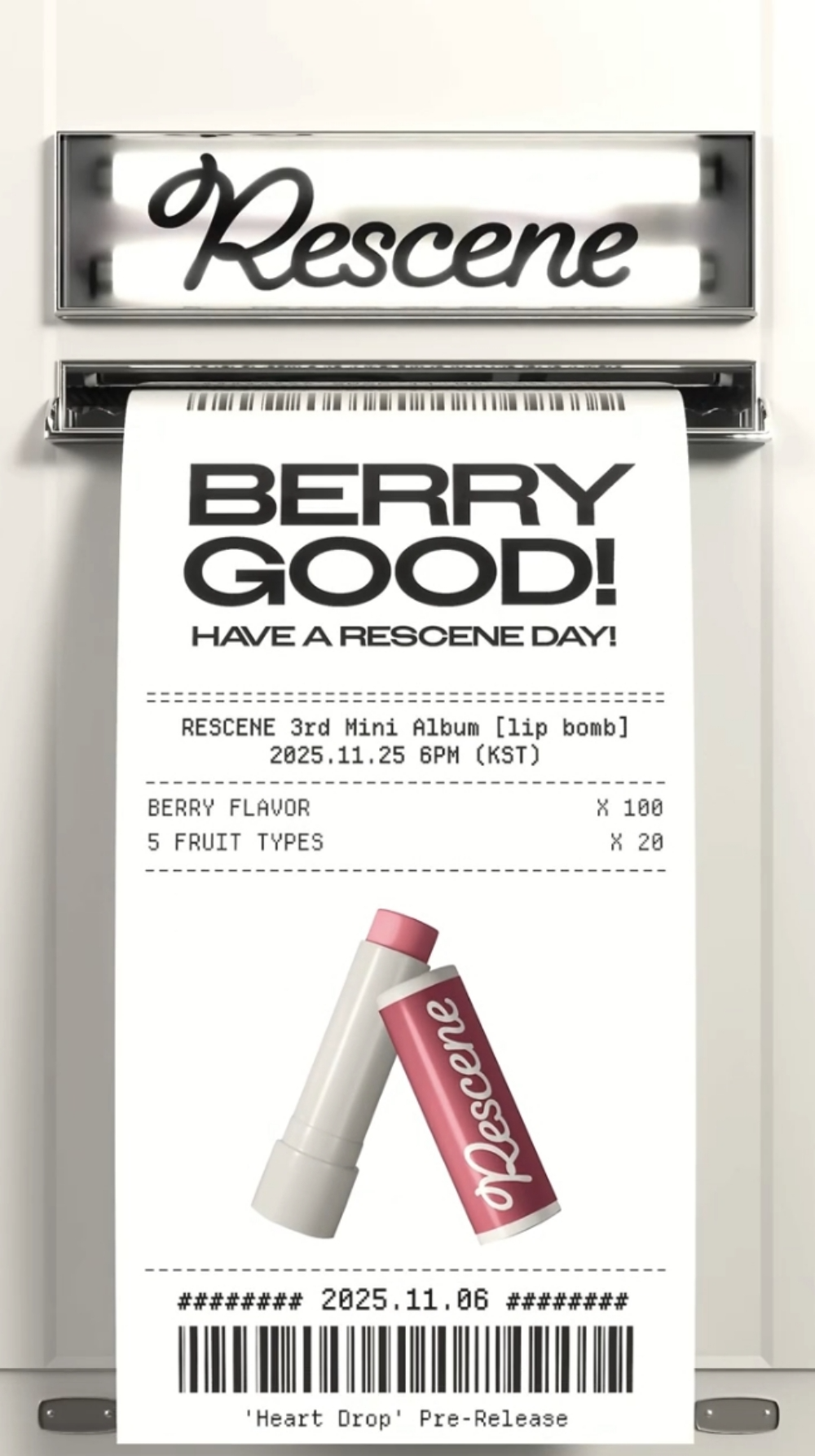 리센느, 내달 25일 미니 3집 컴백 확정…‘Heart Drop’ 음원 선공개