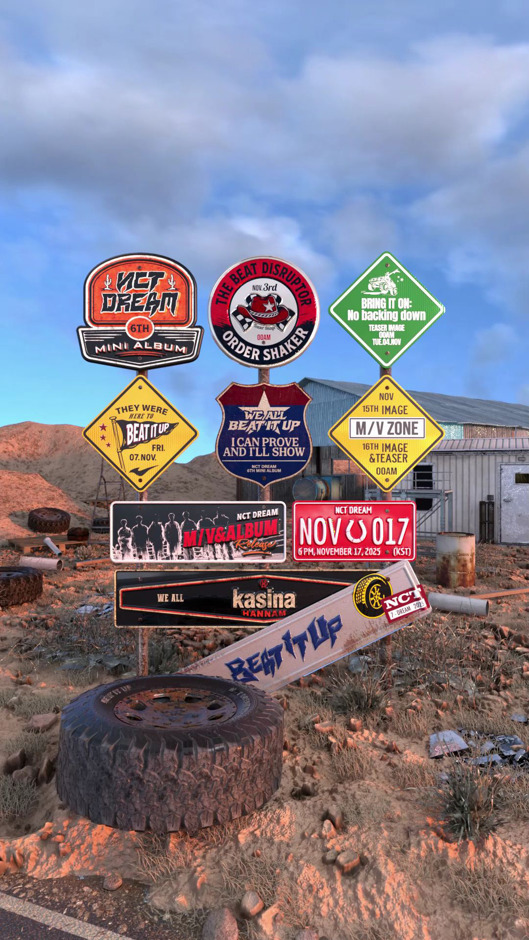 NCT DREAM, 미니 6집 ‘Beat It Up’ 스케줄 포스터 공개…다채로운 티저 콘텐츠 릴리즈 예고