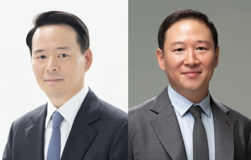 SPC그룹은 4일 사장단 인사로 허진수 사장(사진 왼쪽)을 부회장, 허희수 부사장을 사장으로 각각 승진 발령했다고 밝혔다. SPC그룹 제공