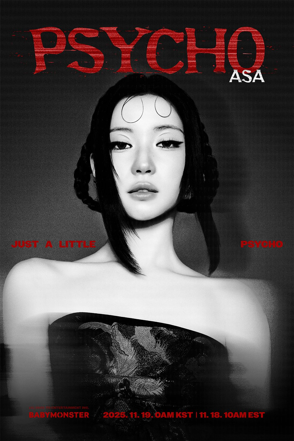 베이비몬스터 아사X파리타, ‘PSYCHO’ 개인 비주얼 공개…감각적 스타일링+독보적 아우라