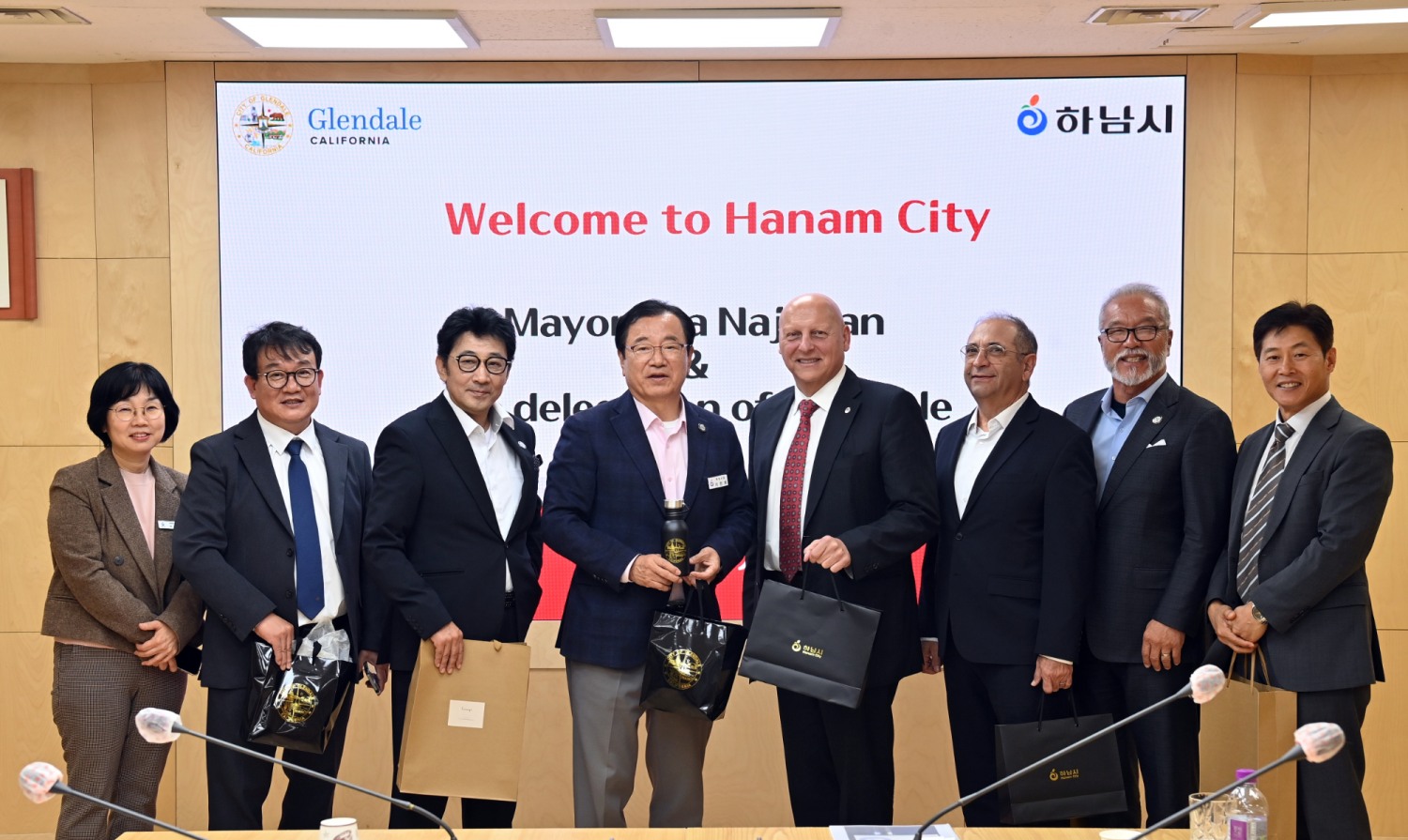 美 글렌데일시 대표단 하남시 방문