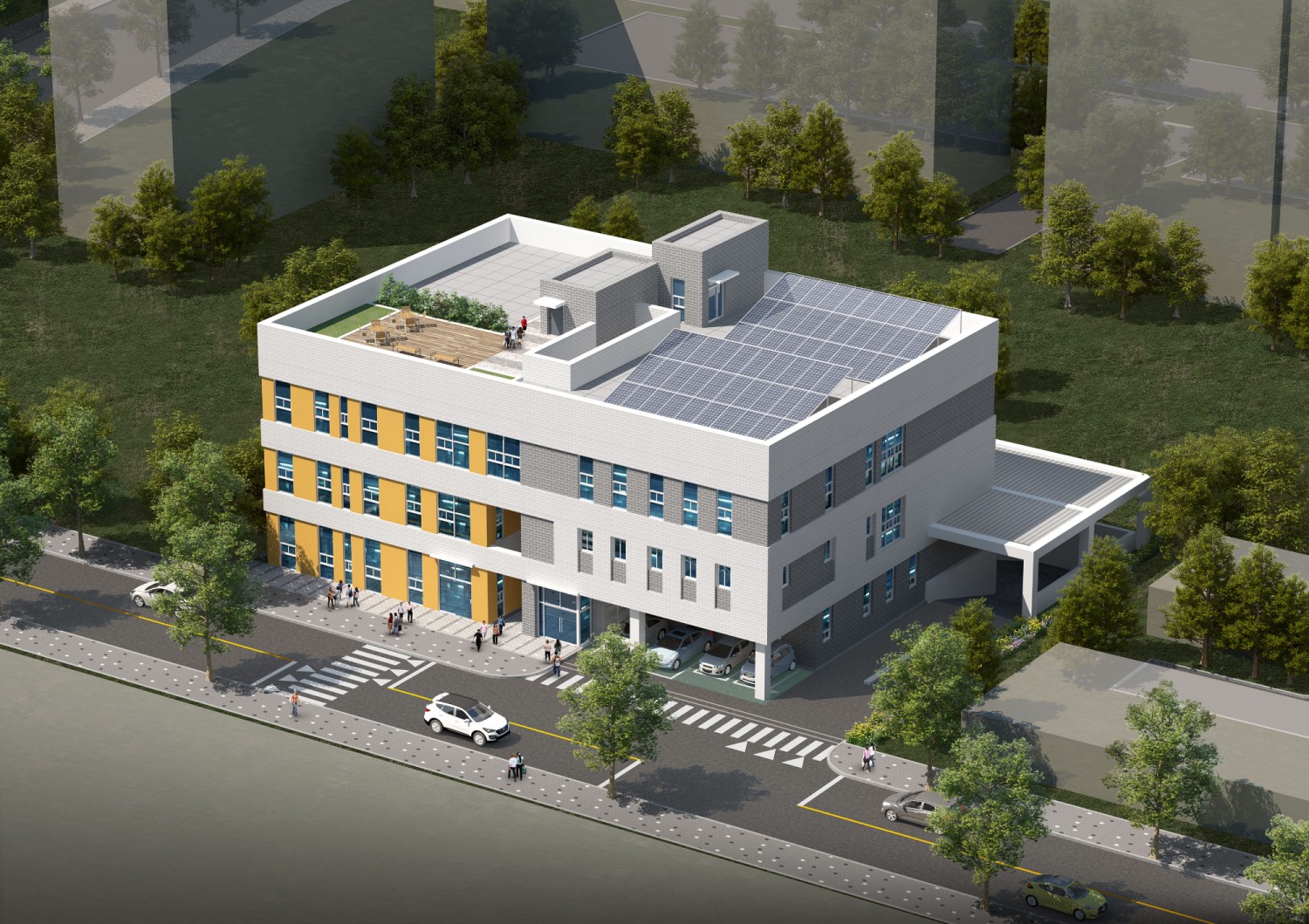 금곡동 복합청사 조감도