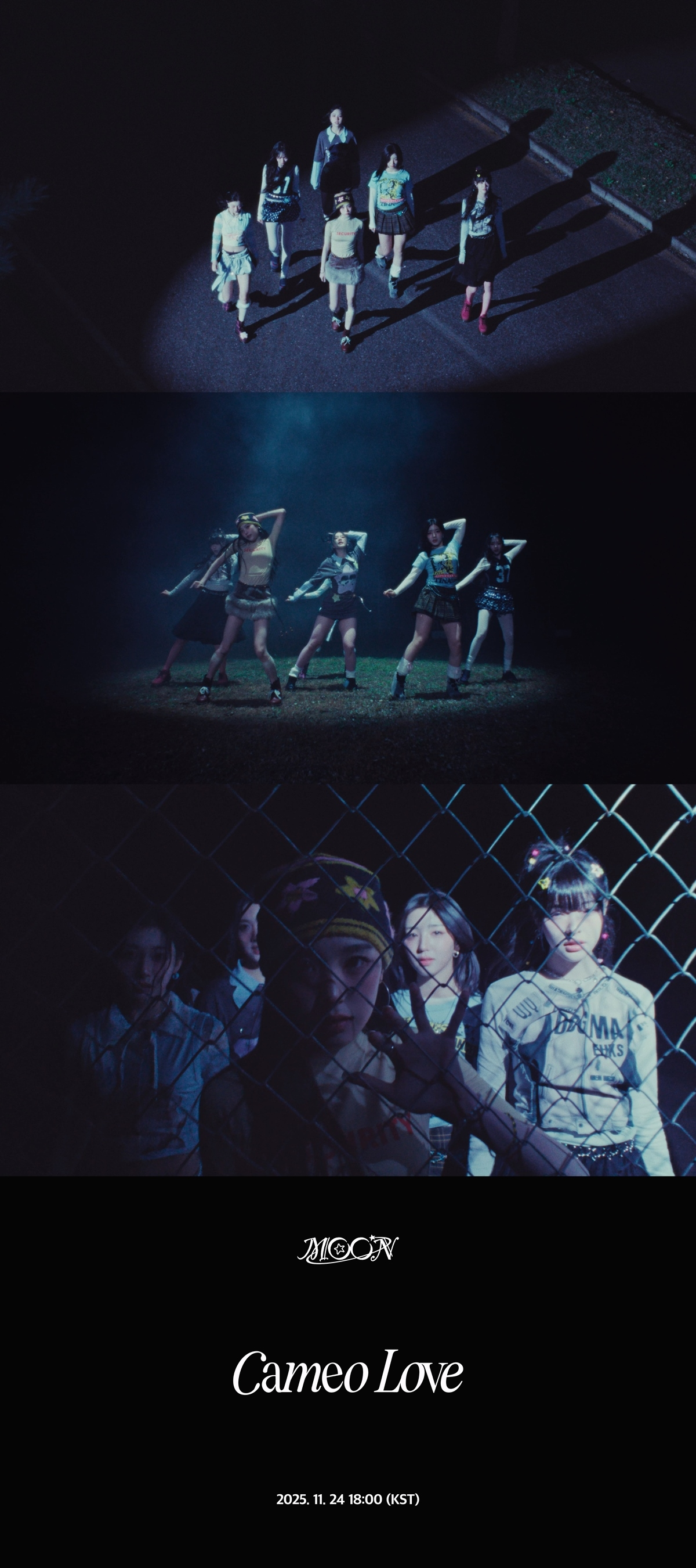 트리플에스 미소녀즈 문, 감각적 'Cameo Love'로 티저 릴레이 완료…'심쿵 매력'