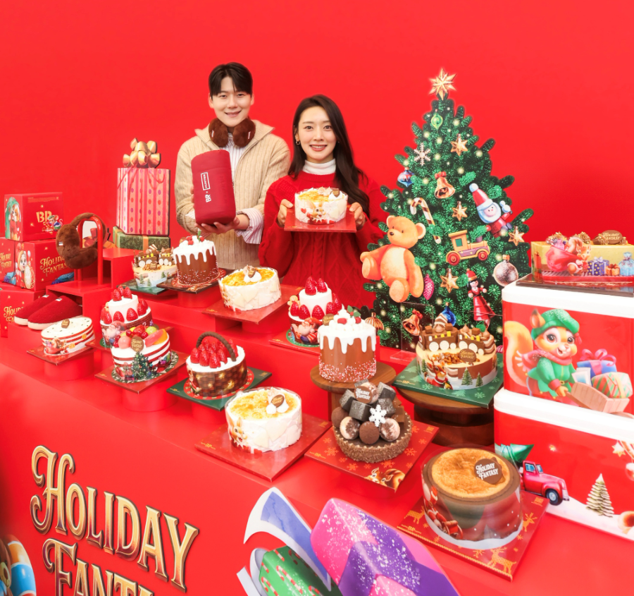 SPC 배스킨라빈스, 혁신 기술 적용한 2025 크리스마스 케이크 공개