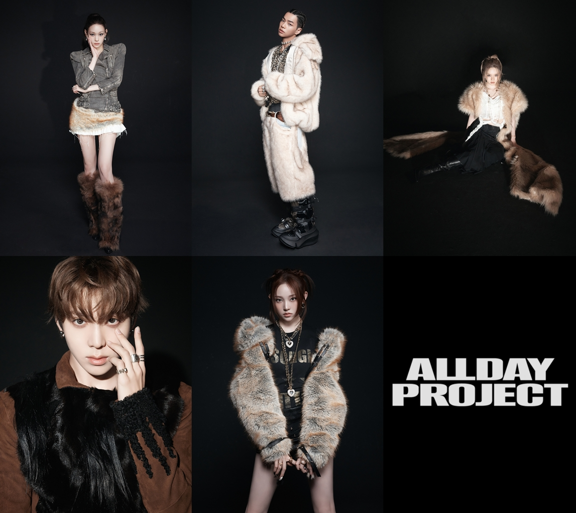 올데이 프로젝트, 데뷔 첫 EP ‘ALLDAY PROJECT’ 콘셉트 포토 공개…시크한 블랙 무드
