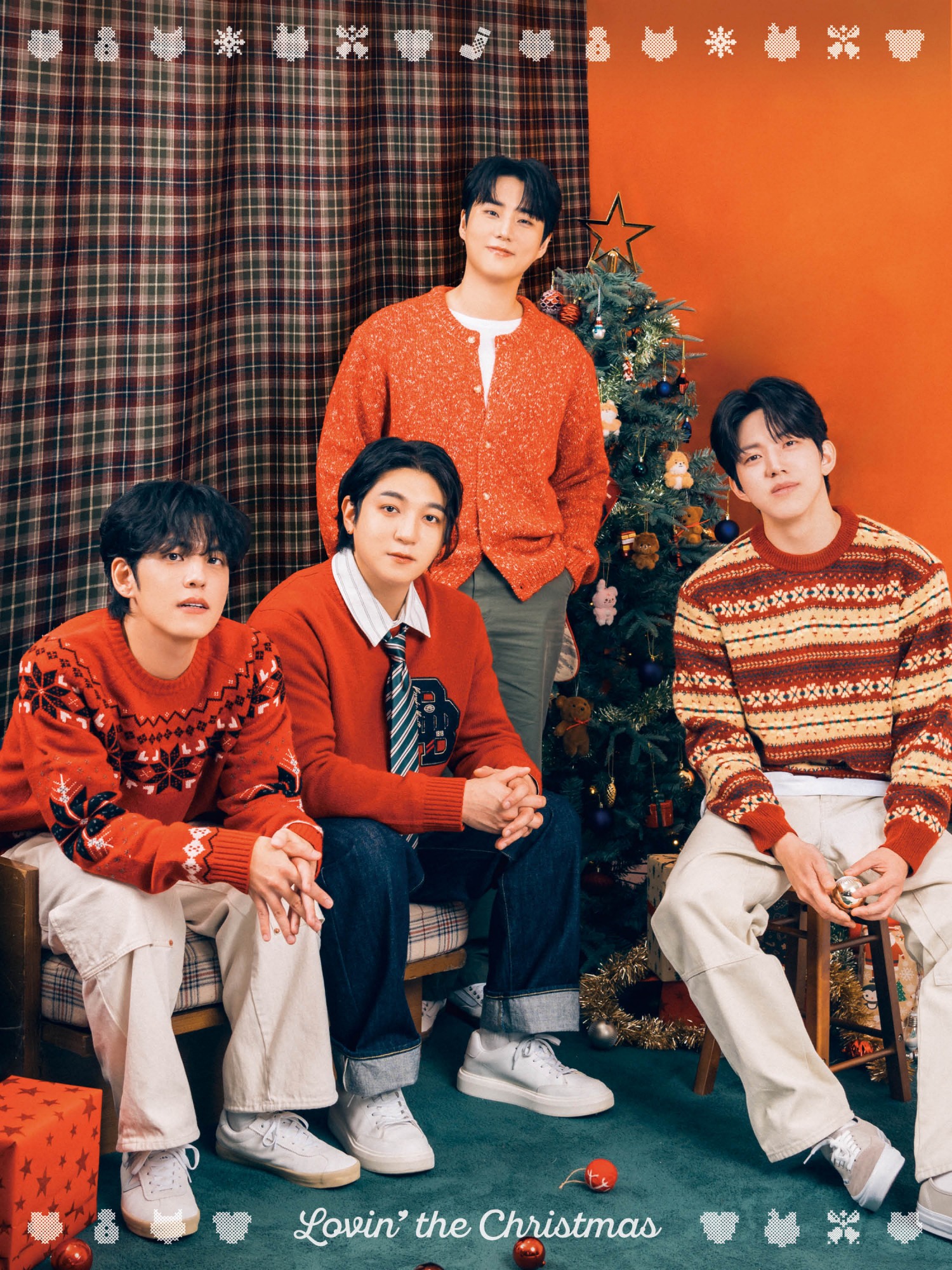 DAY6, 새 디지털 싱글 ‘Lovin' the Christmas’ 단체 이미지 공개…따뜻한 크리스마스 분위기