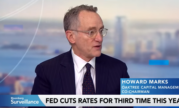 (상보) 하워드 막스 “추가 금리인하 실익 없다…연준 대부분 수동적이어야”