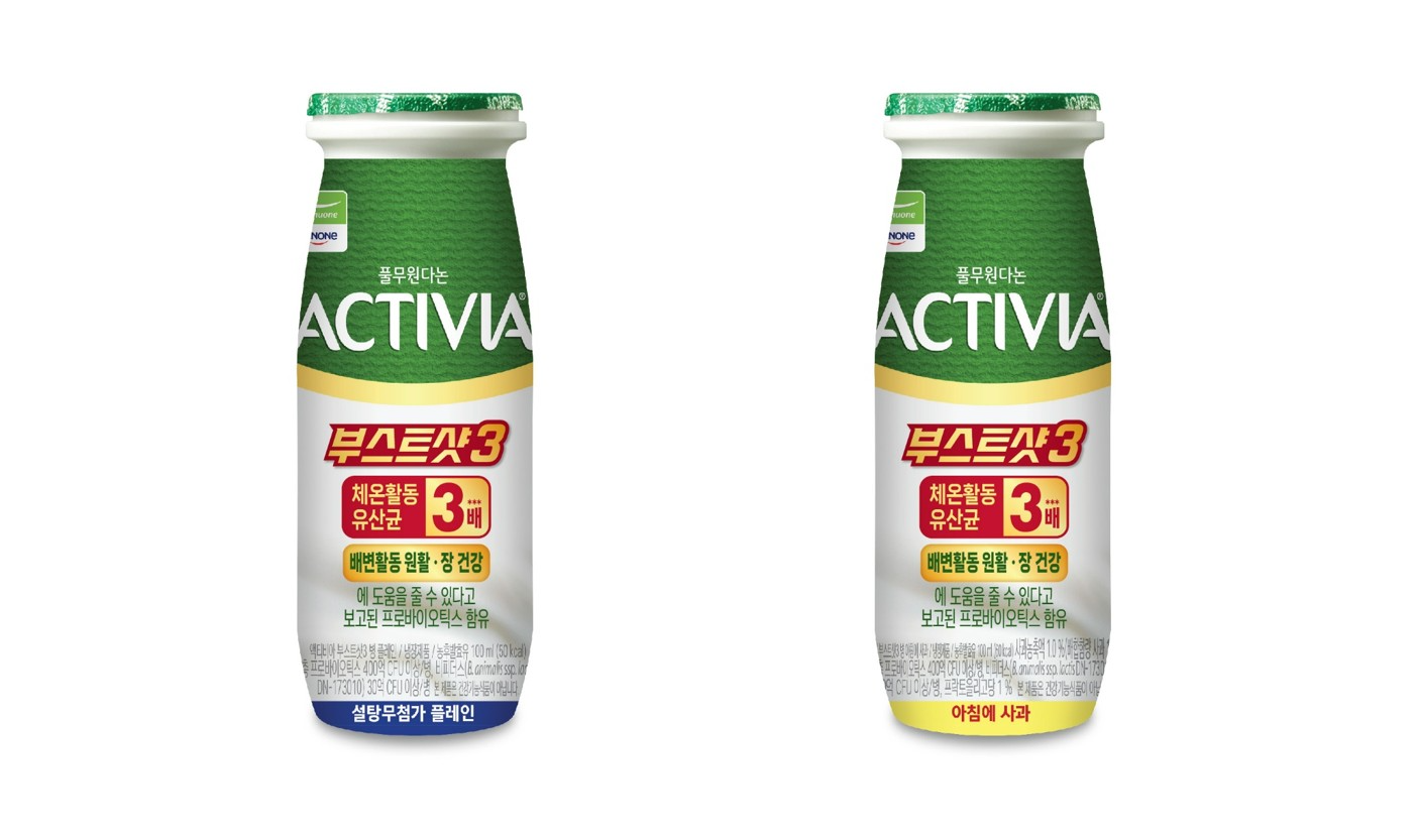 ▲풀무원다논 ‘액티비아 부스트샷3’