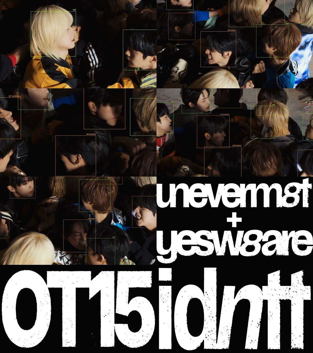 아이덴티티(idntt), yesweare 기습 티저 오픈…새 id 포함 '15인' 등장