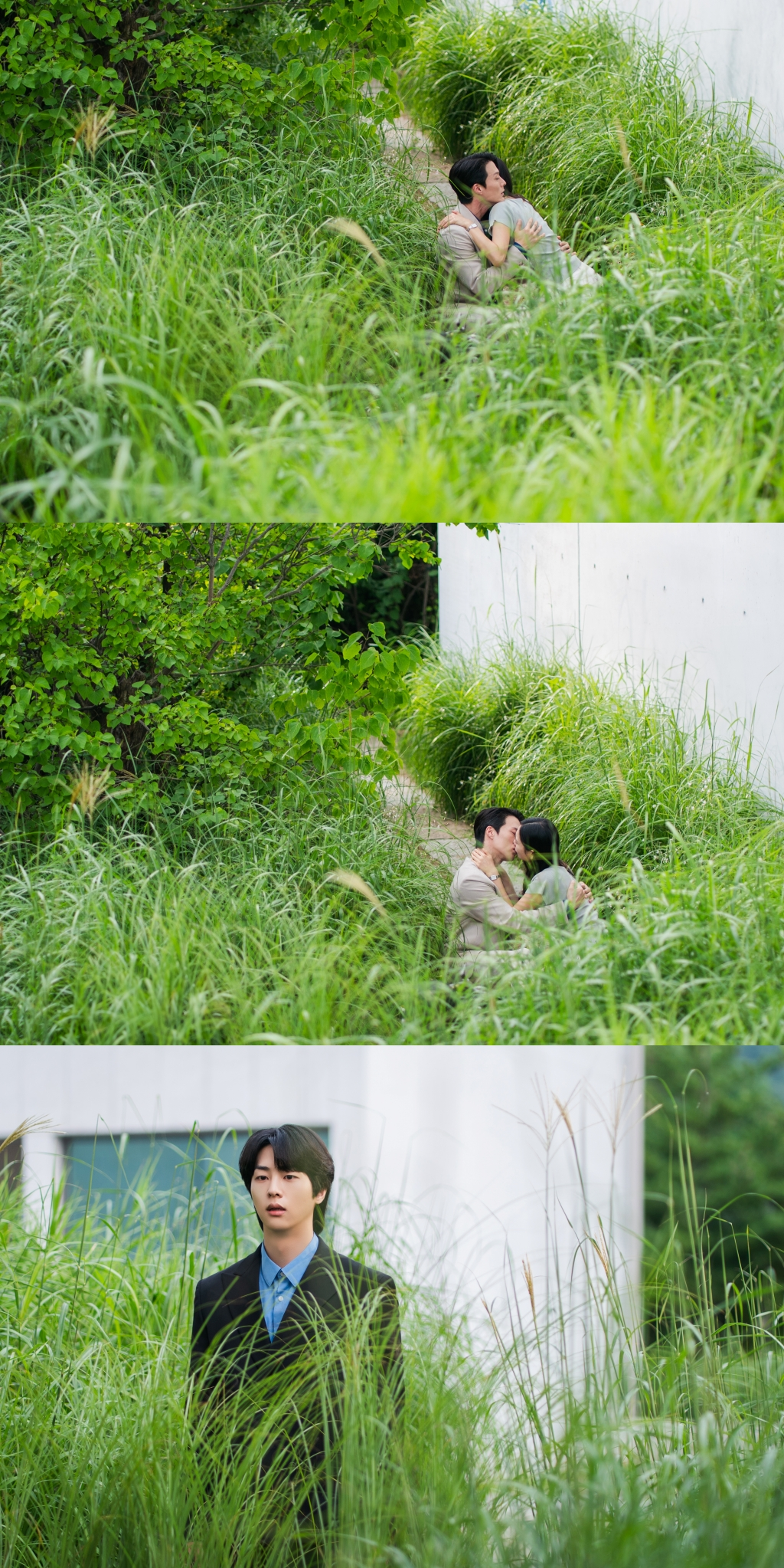 ‘키스는 괜히 해서!’ 장기용X안은진 사랑 확인 키스, 목격한 김무준…삼각관계에 변화 예고