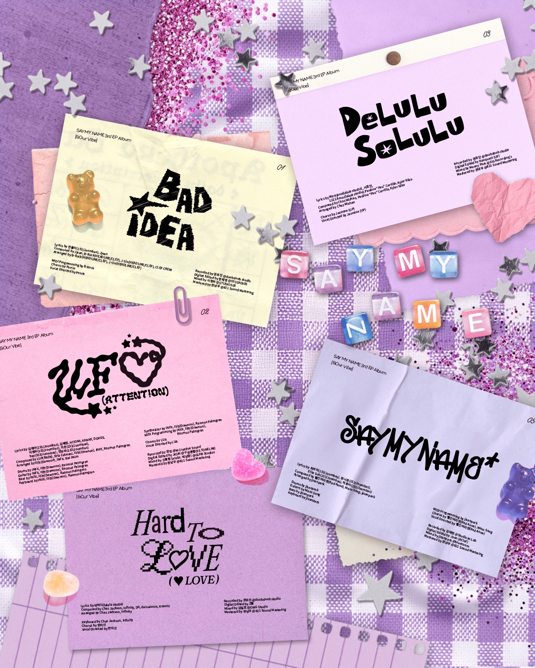 세이마이네임, 신보 트랙리스트 공개…타이틀곡은 'UFO'