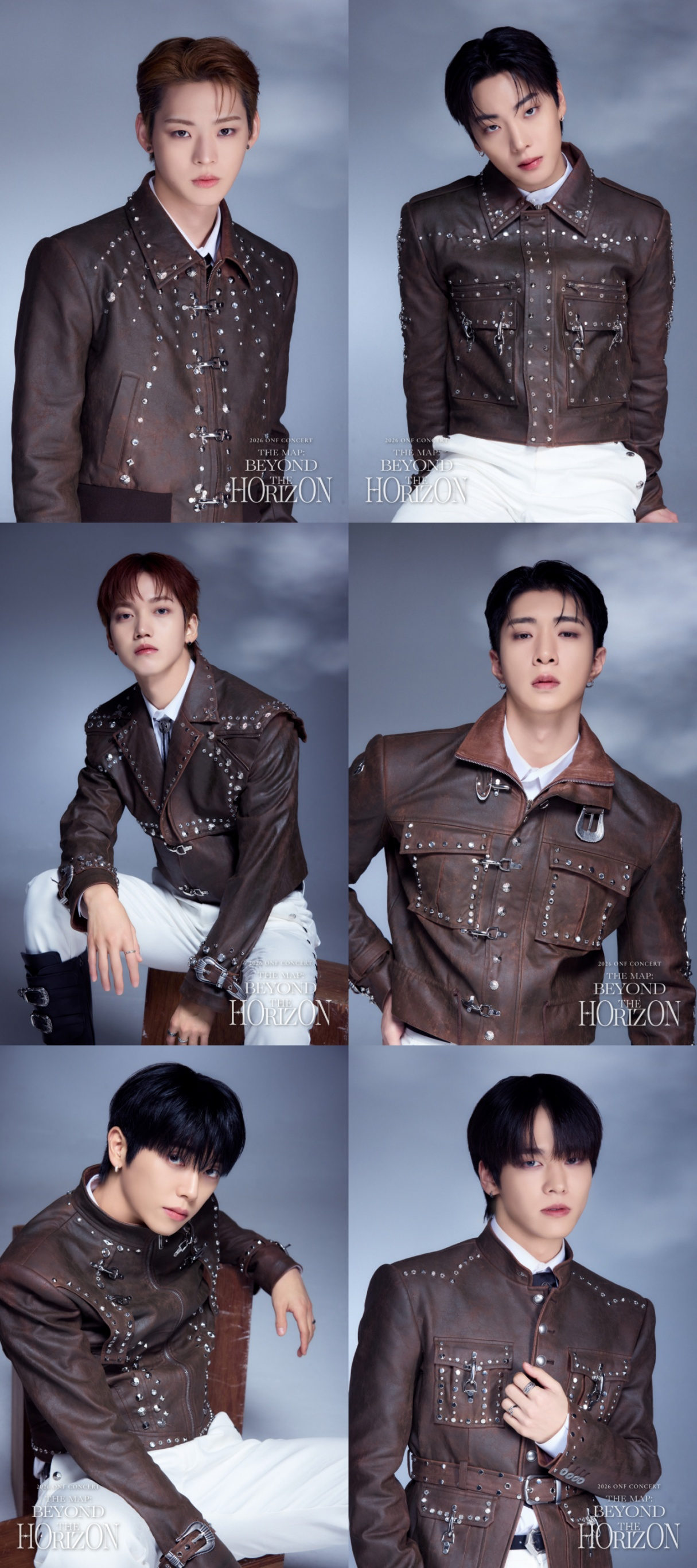 온앤오프, 단독 콘서트 개인 이미지 공개…6인의 개척자