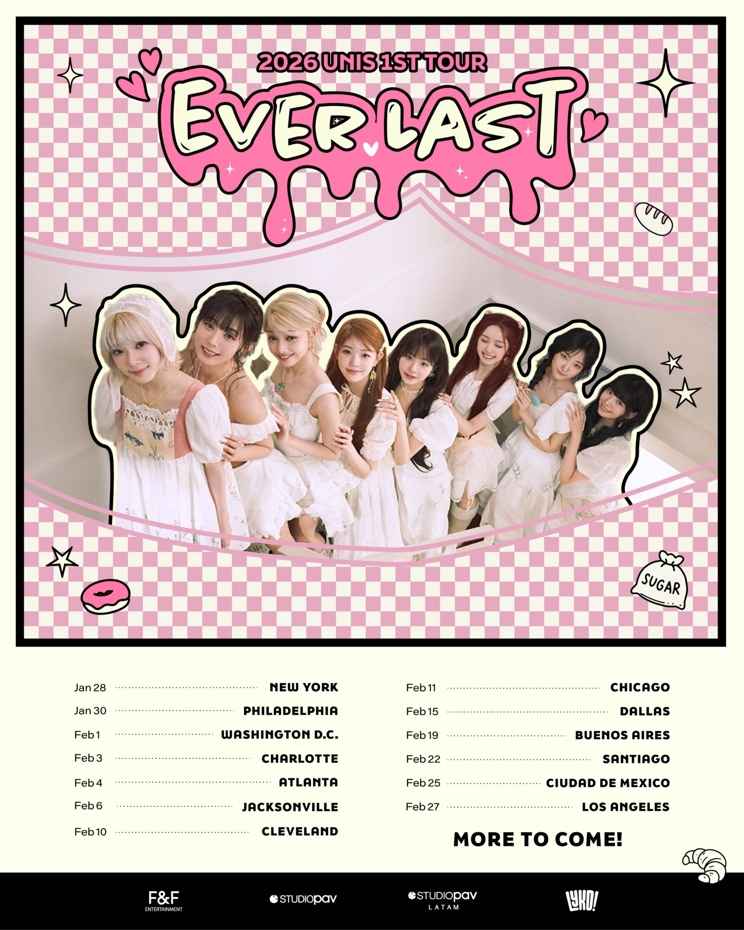 유니스, 데뷔 첫 미주 투어 개최⋯내년 1월부터 13개 도시 순회