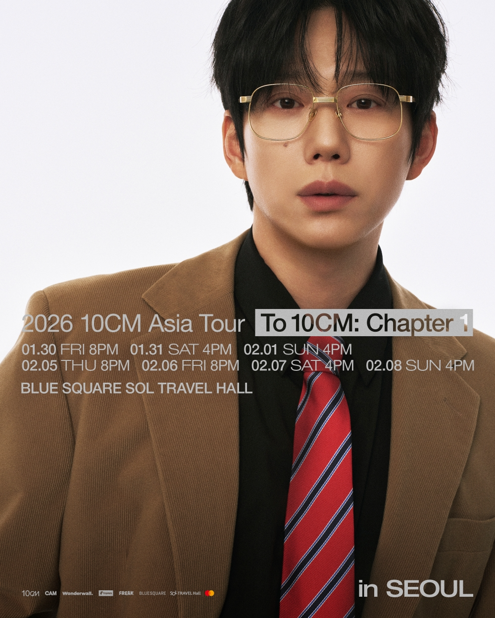 십센치, 1월 아시아 투어 ‘To 10CM: Chapter 1’ 확정…서울→방콕·도쿄 등 8개 도시 방문