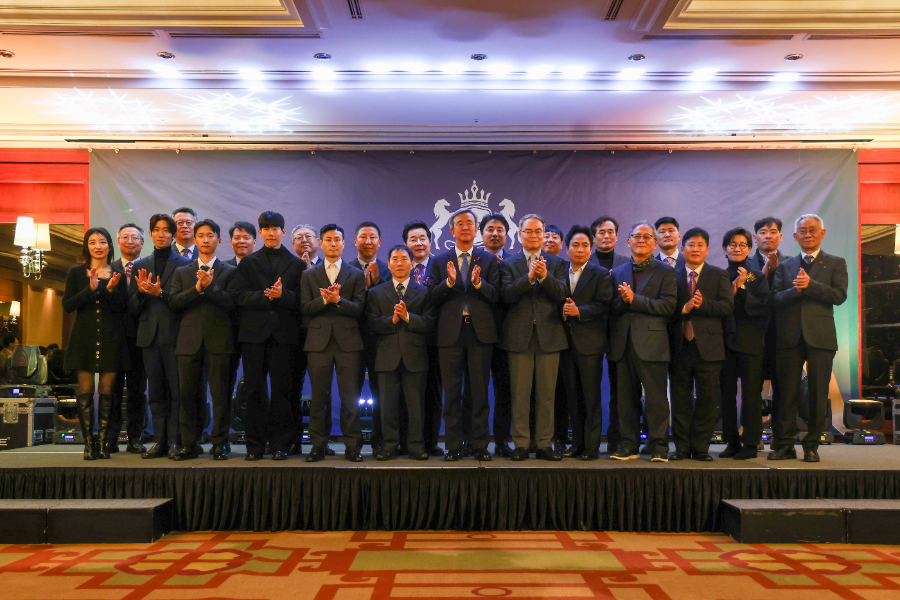 연도대표마 시상식 단체사진