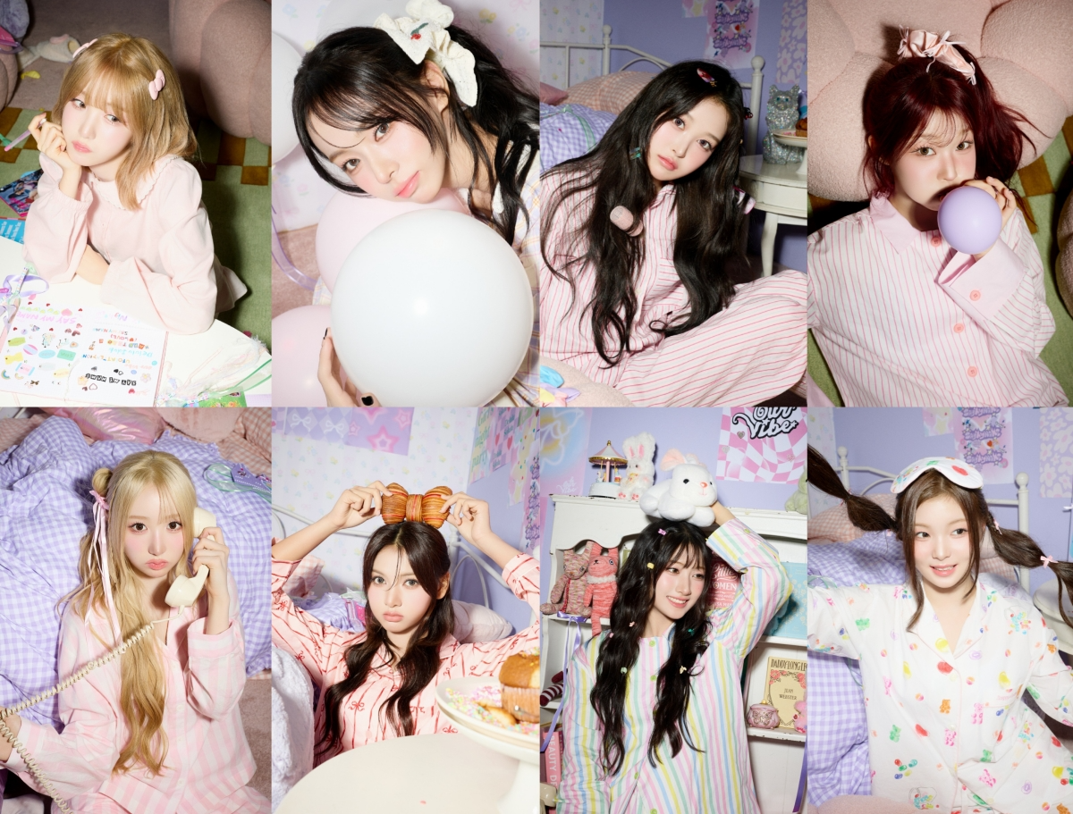 세이마이네임, '&Our Vibe' 마지막 콘셉트 포토 공개…사랑스러운 소녀들의 파자마룩