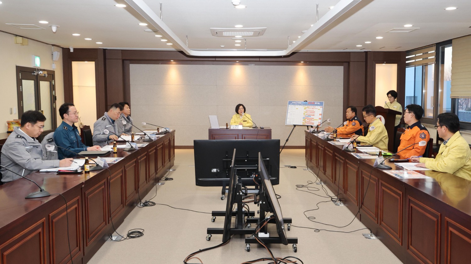 안성시장, 안성경찰서장, 안성소방서장 시민안전간담회 (안성시 제공)