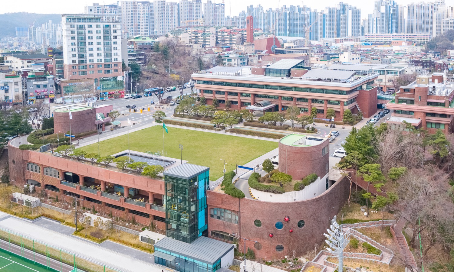 광명시청 전경