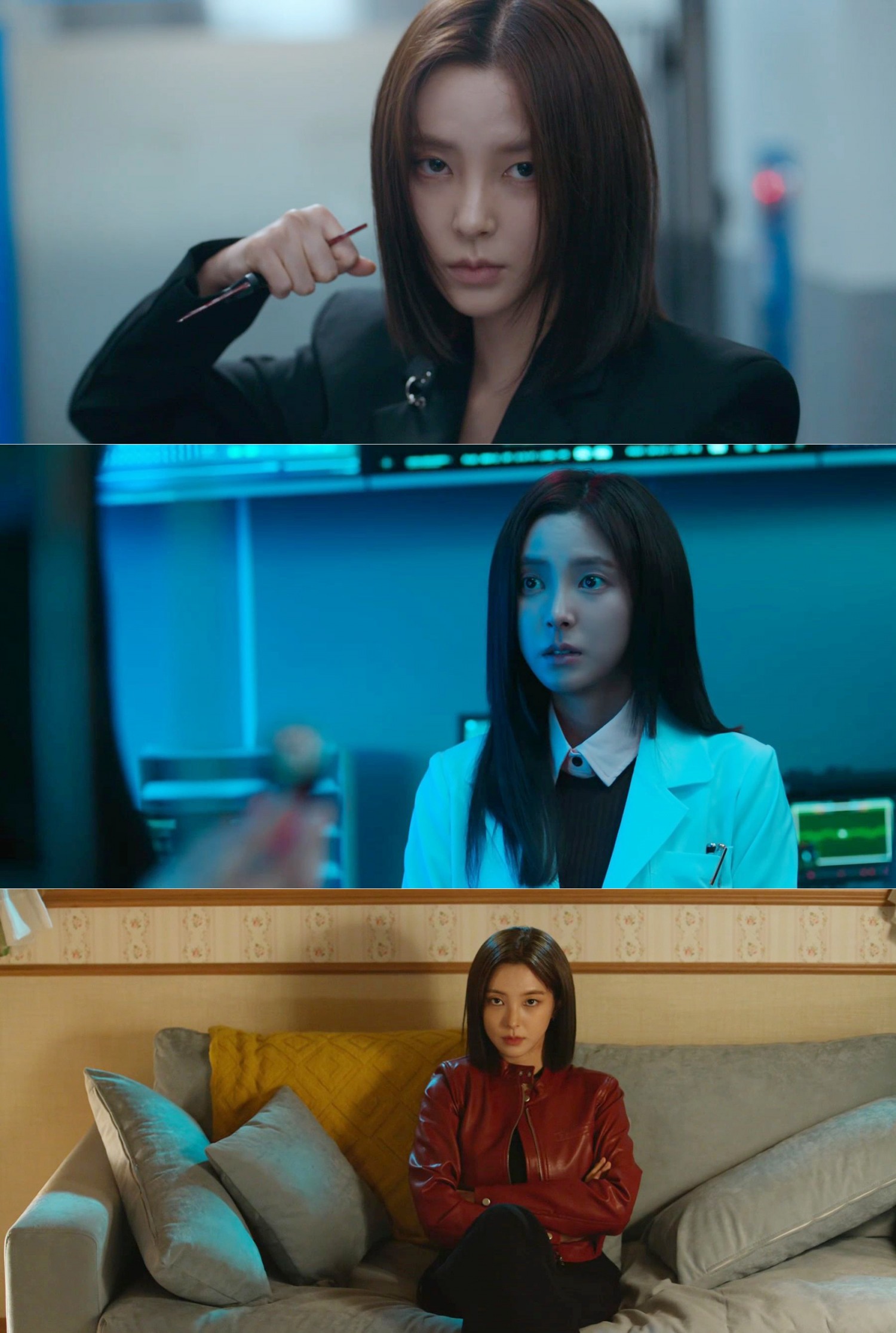 ‘캐셔로’ 신수현, 첫 빌런 연기 도전장…차가운 표정 연기 눈길