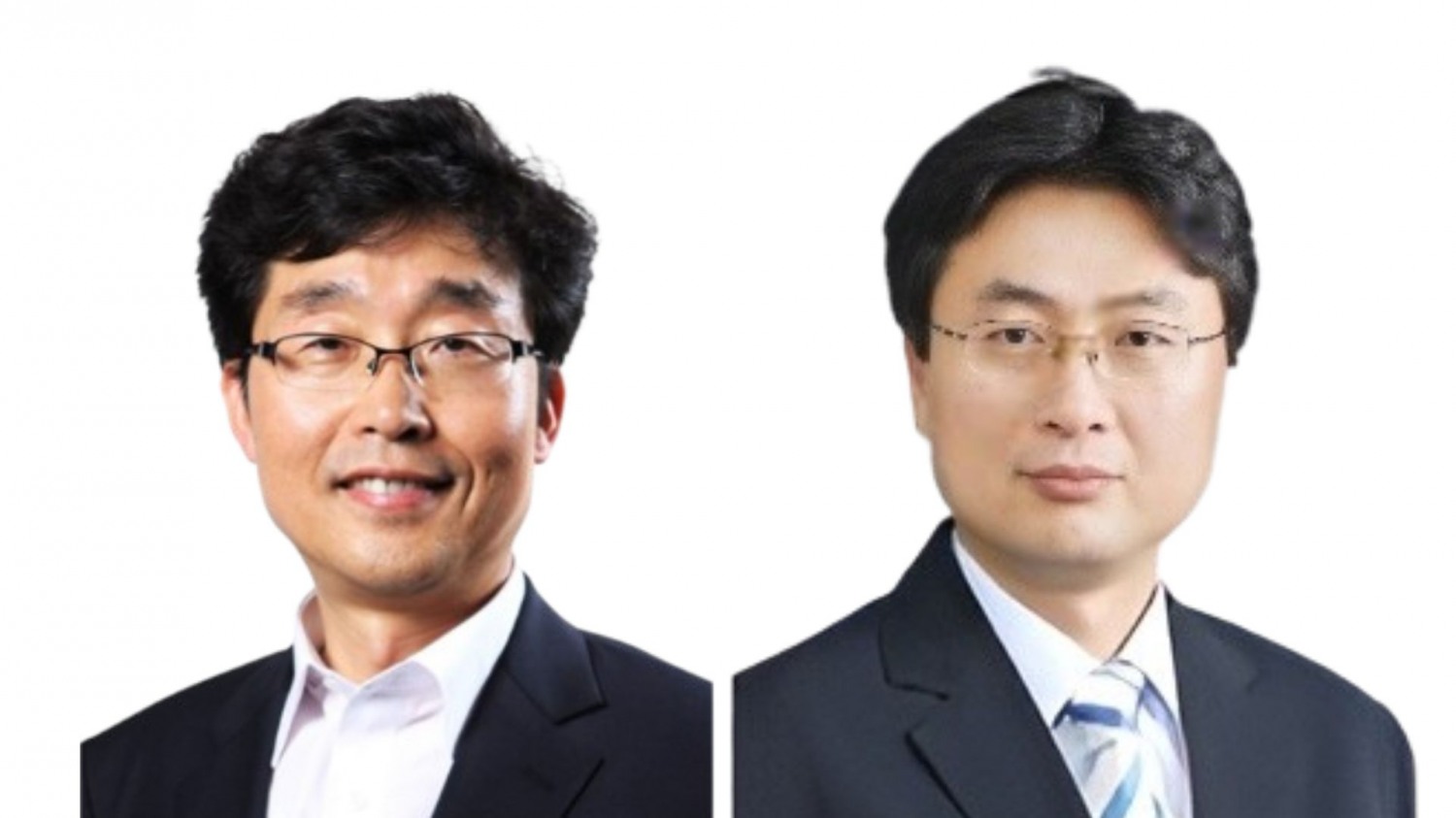 (왼쪽) 김헌수 교수, 성주호 교수