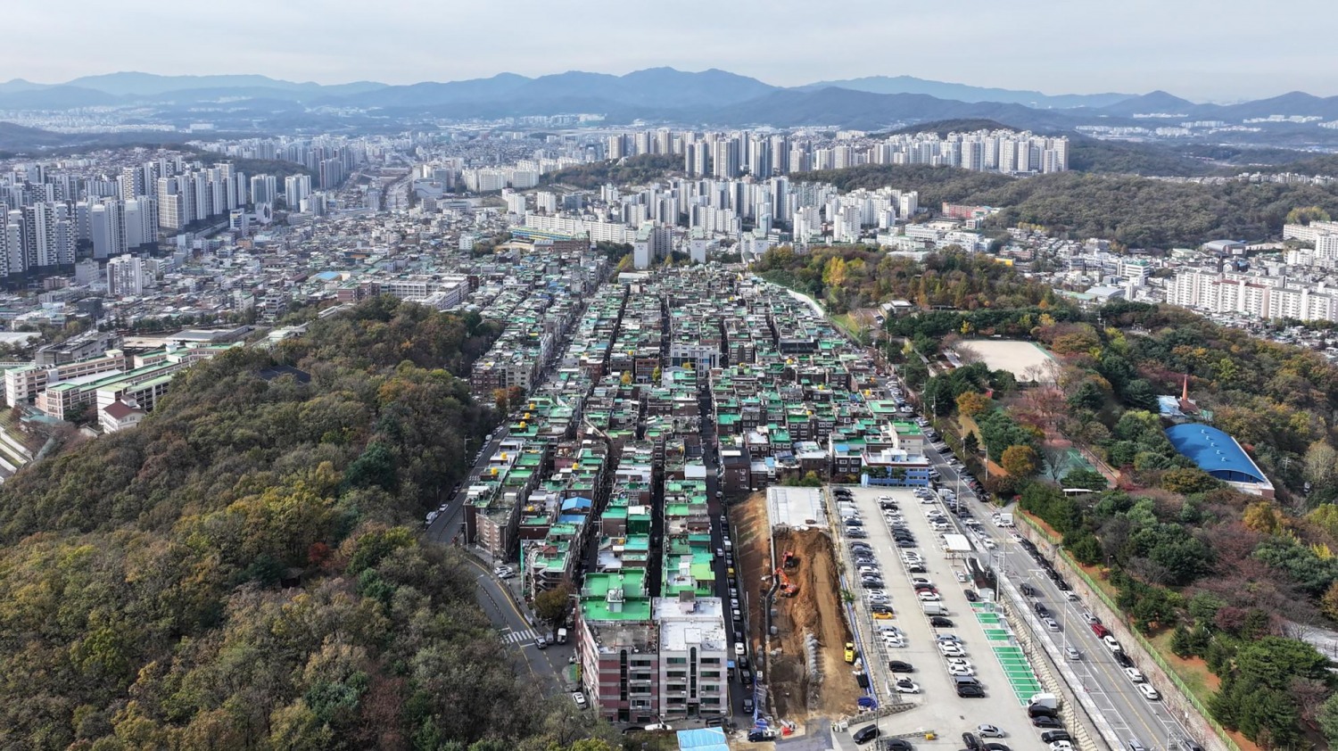 은행1·금광2구역 및 주변 전경