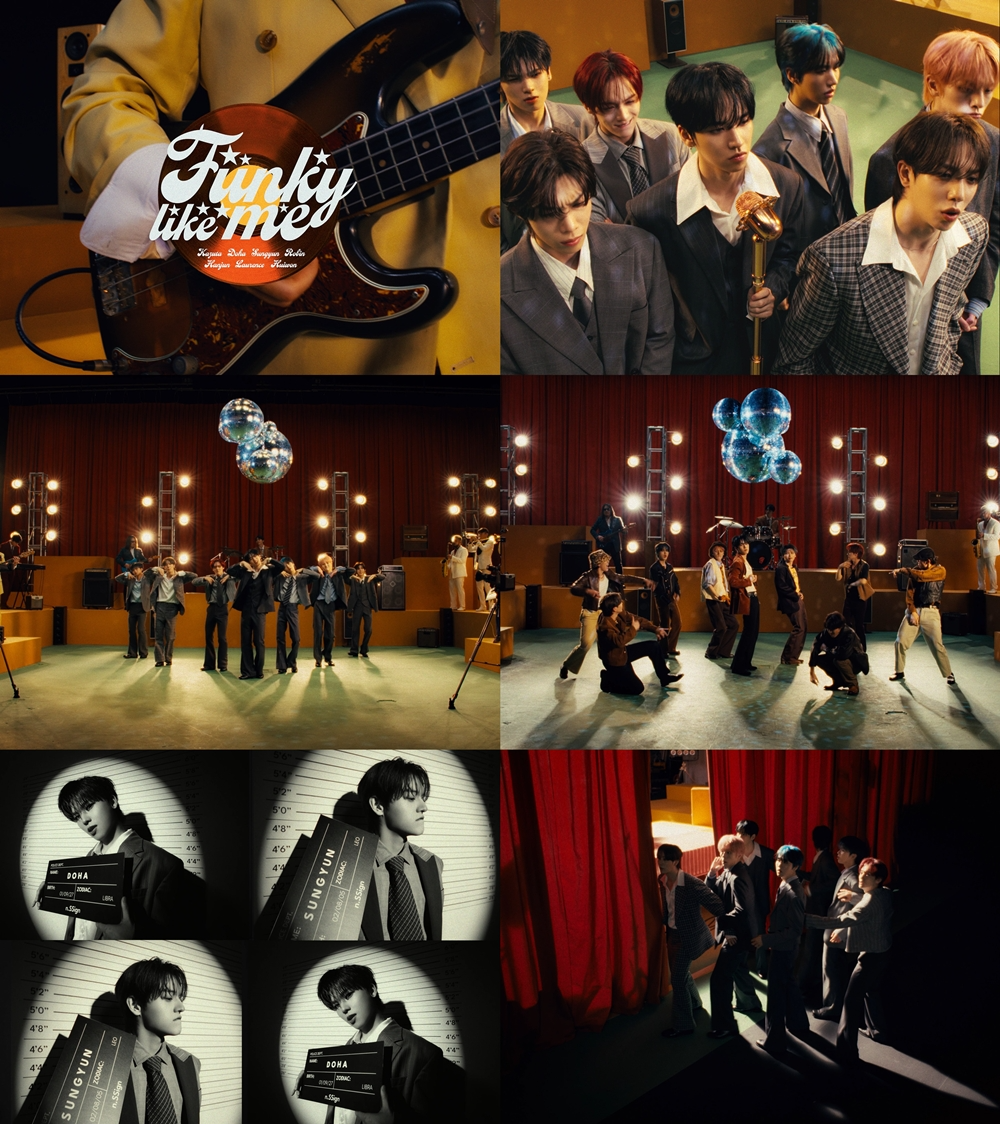 엔싸인, 신곡 'Funky like me' 뮤비 오픈…다이내믹 퍼포먼스 '글로벌 팬심 저격'