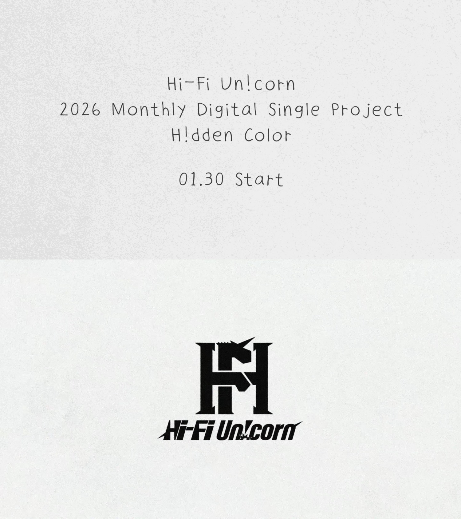 하이파이유니콘, 월간 디지털 싱글 프로젝트 ‘H!dden Color’ 발표…밀도 높은 음악적 교감 예고