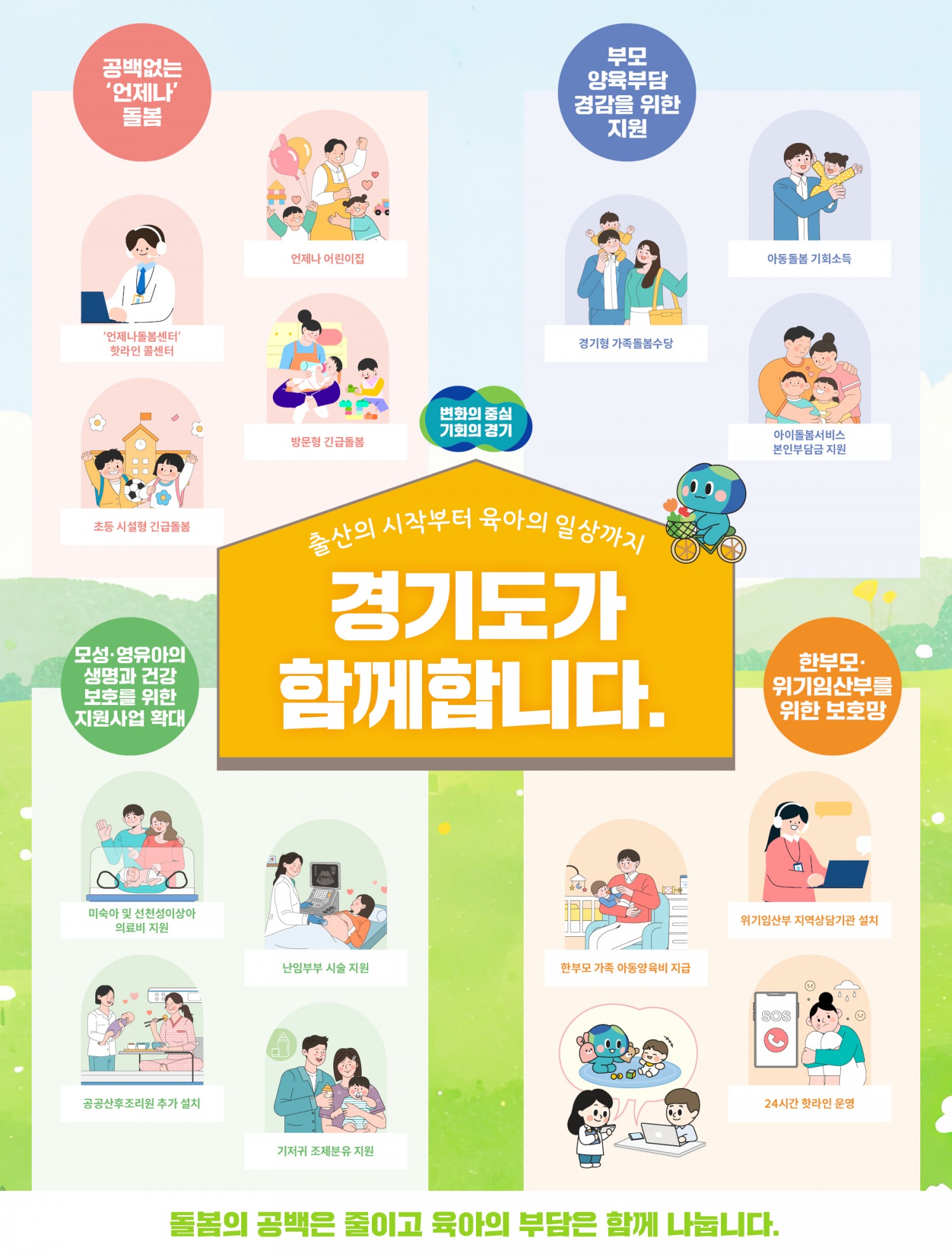 행복한 출산과 육아, 경기도가 함께합니다 포스터