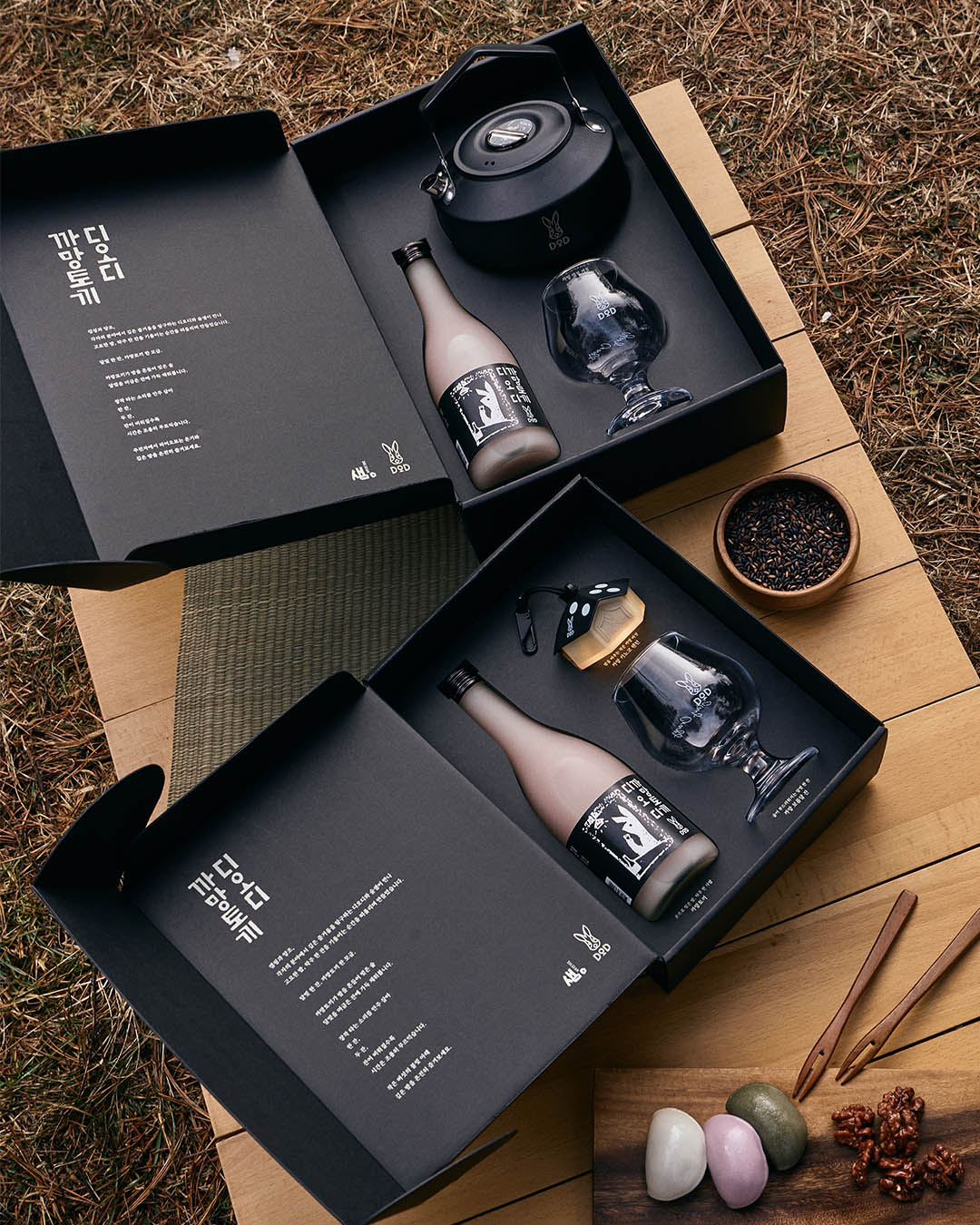 캠핑 라이프스타일 브랜드 디오디, 전통주 술샘과 협업 ‘디오디 까망토끼 에디션’ 출시