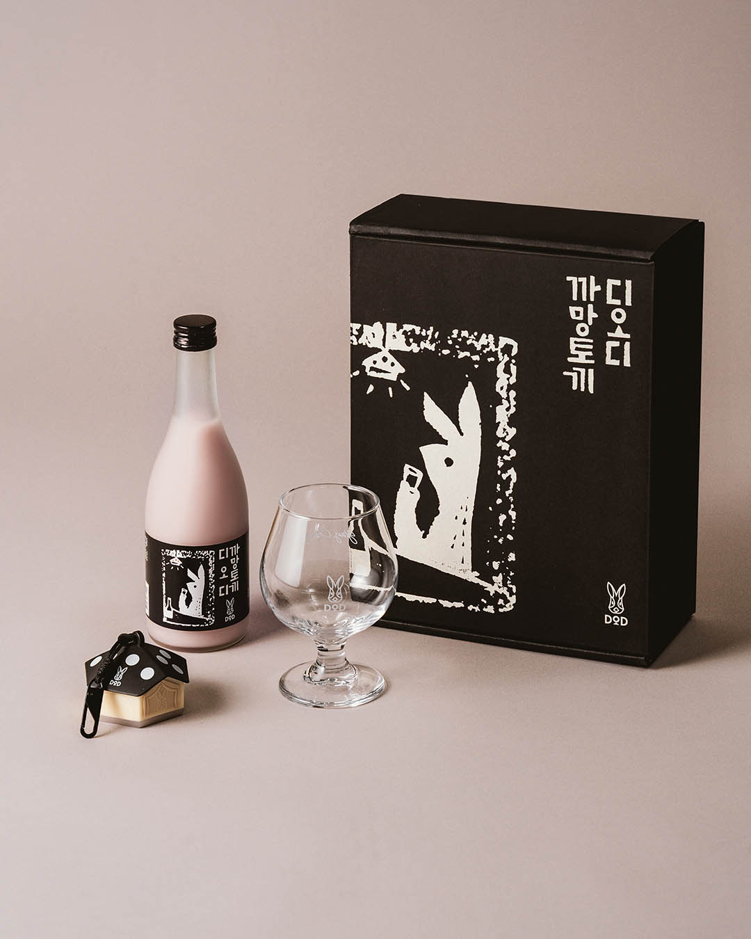 캠핑 라이프스타일 브랜드 디오디, 전통주 술샘과 협업 ‘디오디 까망토끼 에디션’ 출시