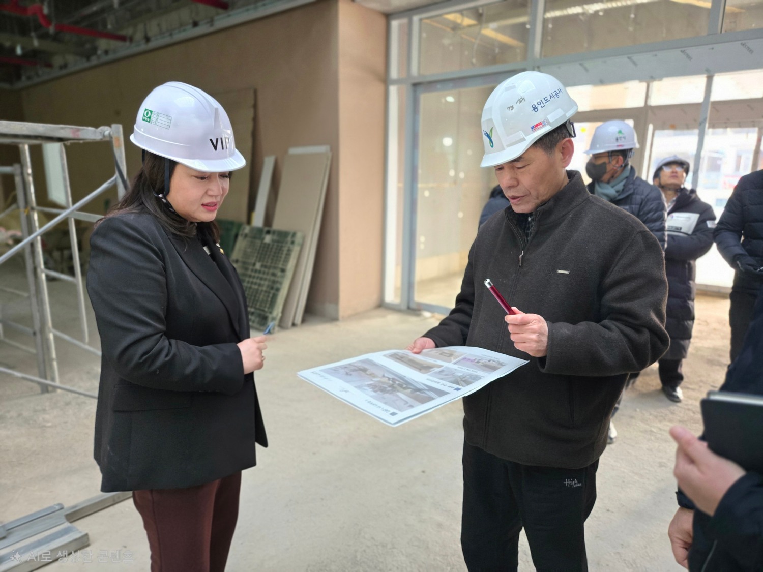 동백 미르휴먼센터 공사 현장 점검