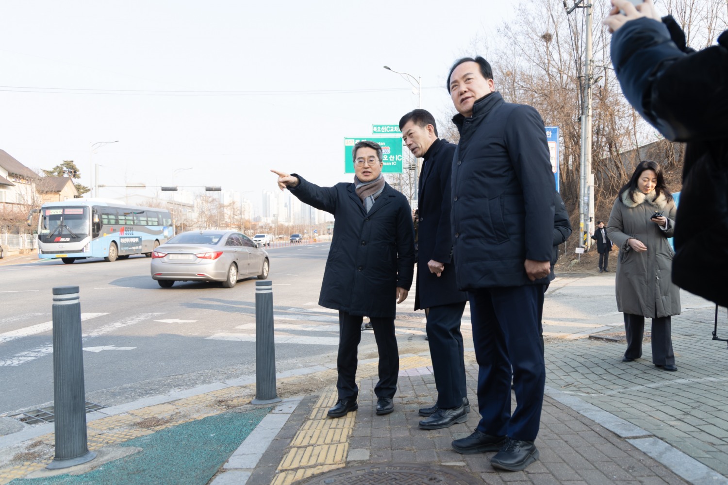 김동연 지사,북오산IC 진입로 정체 원인과 개선 방안 확인