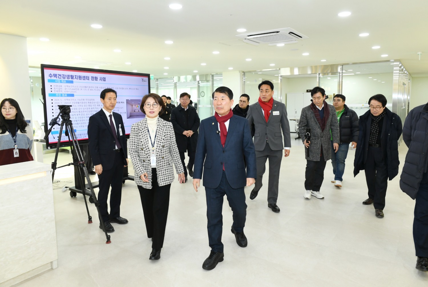 백경현 구리시장, 수택건강생활지원센터 방문
