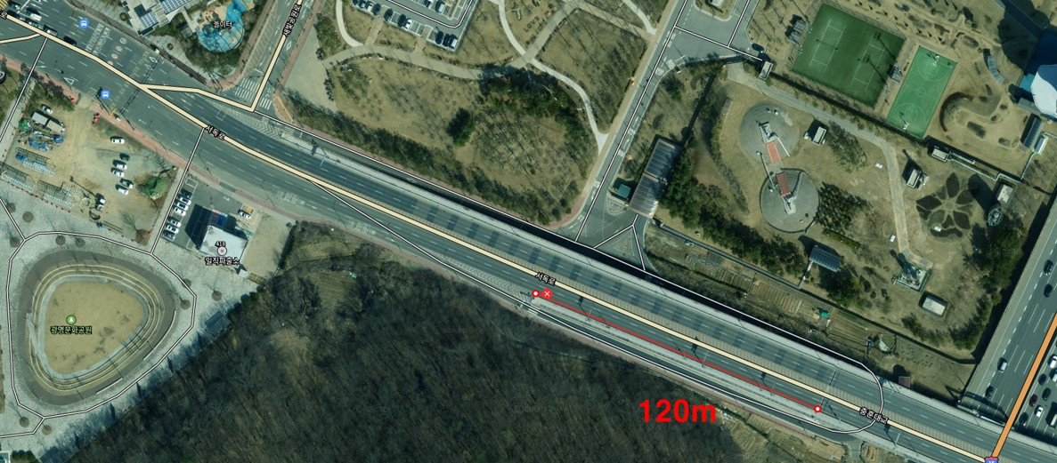 충훈대교 접속도로 일부 통행 제한