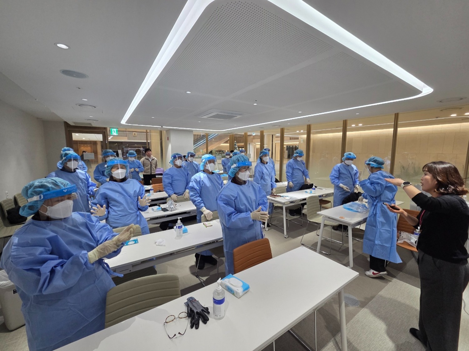 백운호수 푸르지오 숲속의 아침노인주택 감염예방 교육