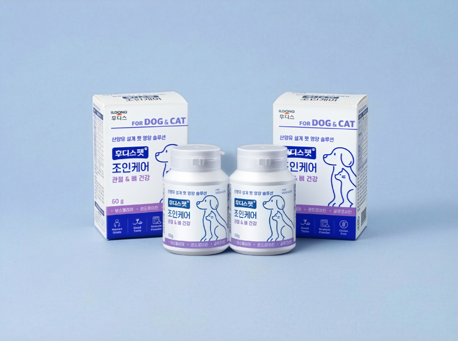 일동후디스, 반려동물 관절&뼈&연골 위한 ‘후디스펫 조인케어’ 출시
