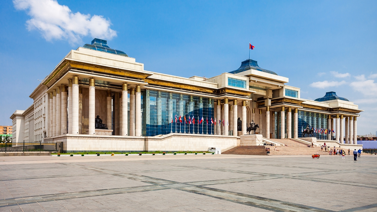 ▲울란바토르 런트립 패키지(수흐바타르 광장)