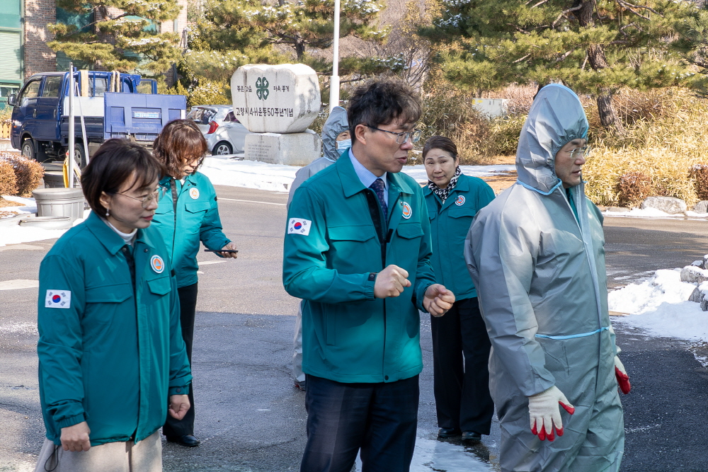 거점소독시설 운영현황과 소독기 작동상태 확인