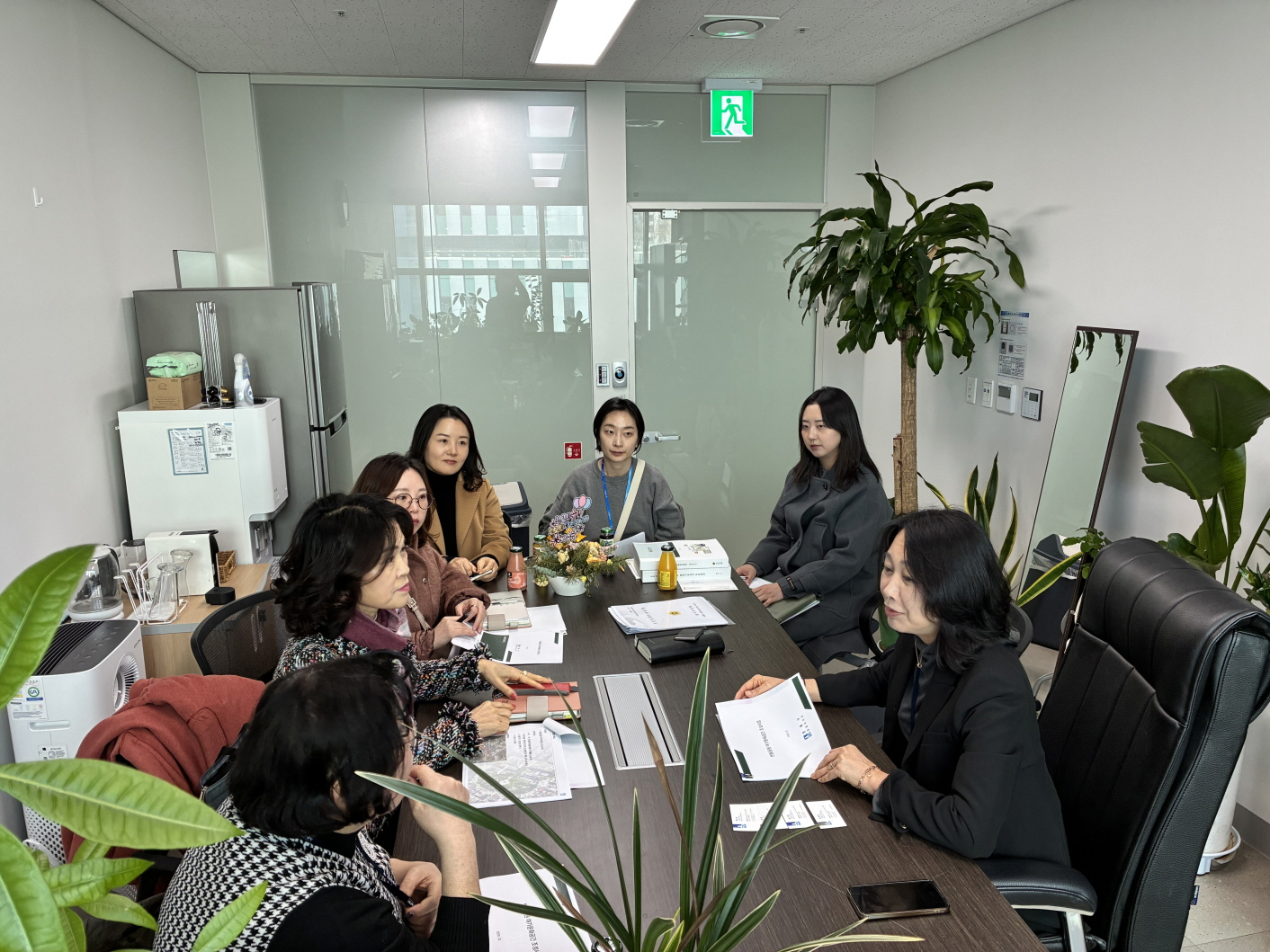 수원시 공원녹지과와 반달공원 여가문화공간 조성사업 정담회