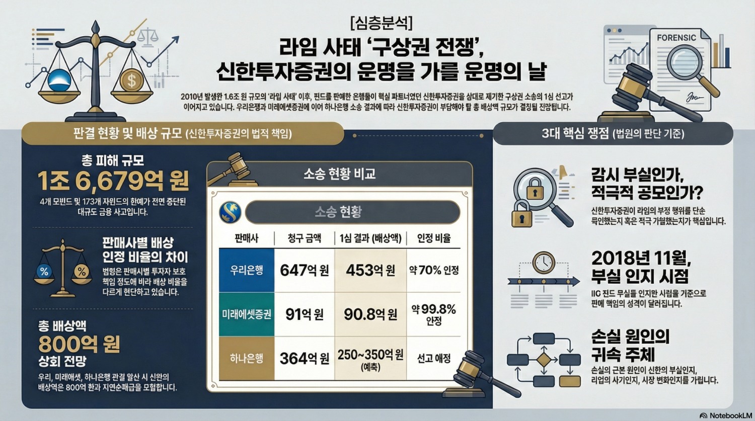 하나은행, '라임 사태' 구상권 소송 1심 선고