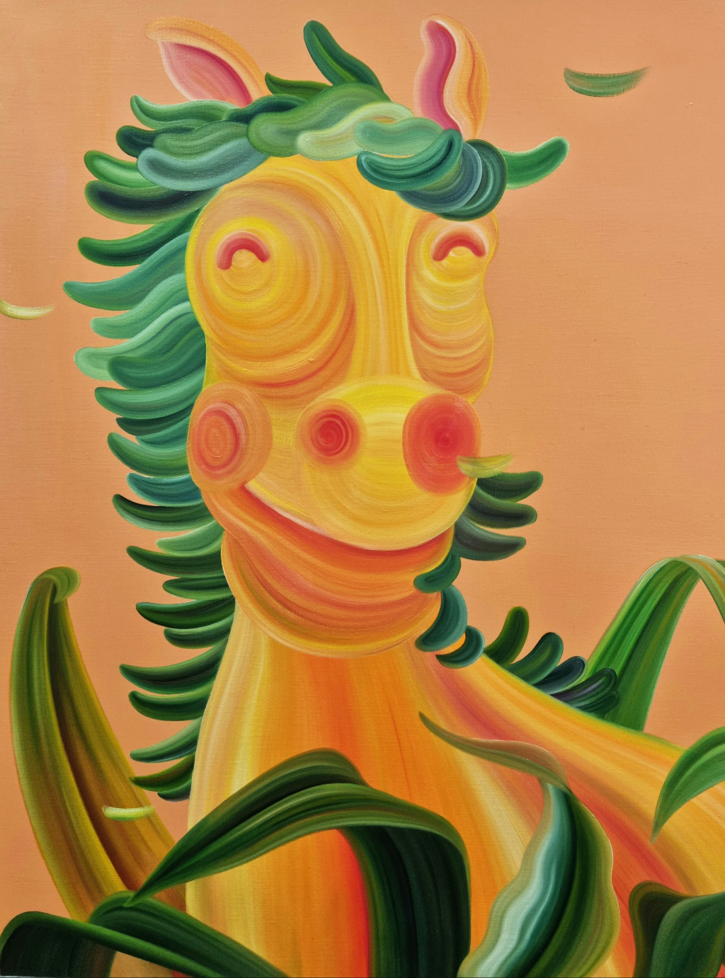 말박물관 초대전_임영주-Smiling portrait_Acrylic n Oil on Canvas_116.8x91cm__2018(NEW)