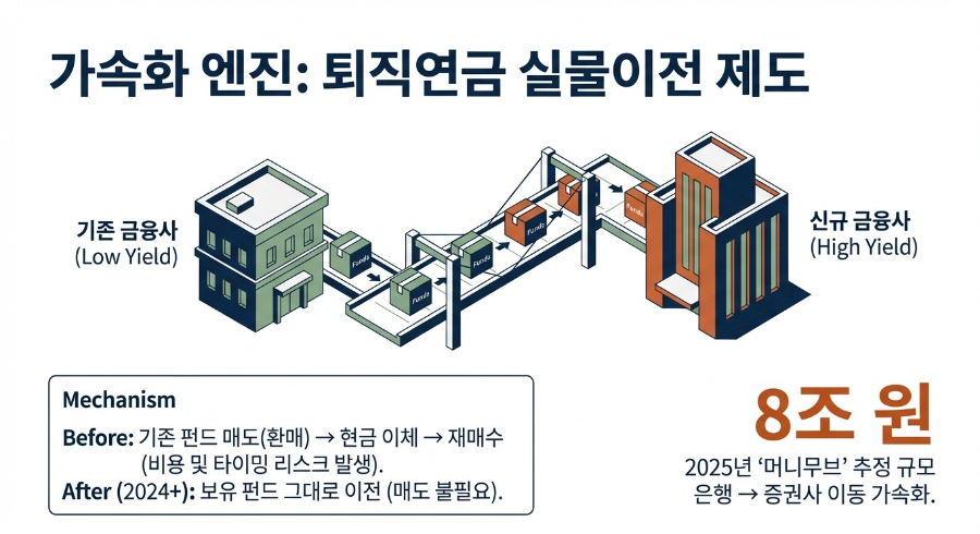 퇴직연금 실물이전 제도