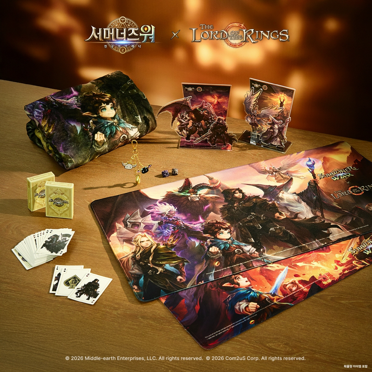 컴투스, '서머너즈 워' X '반지의 제왕' 컬래버 한정판 MD 출시 글로벌 사전 예약 시작