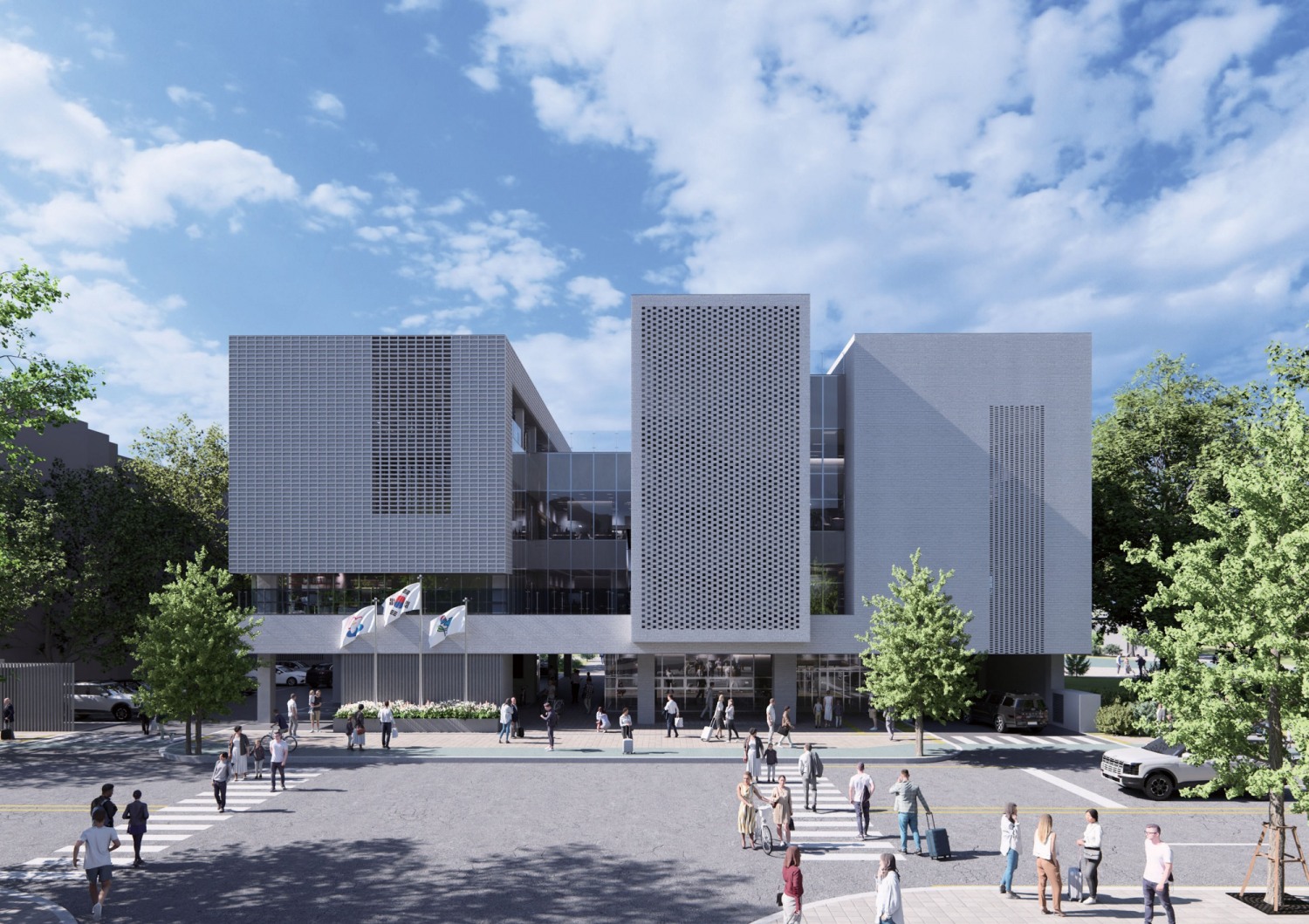 성남시청 옆 보훈회관 건립 조감도