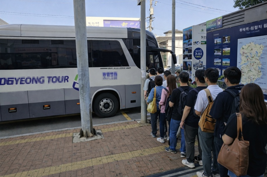 산업단지 고용환경개선사업인 무료 통근버스