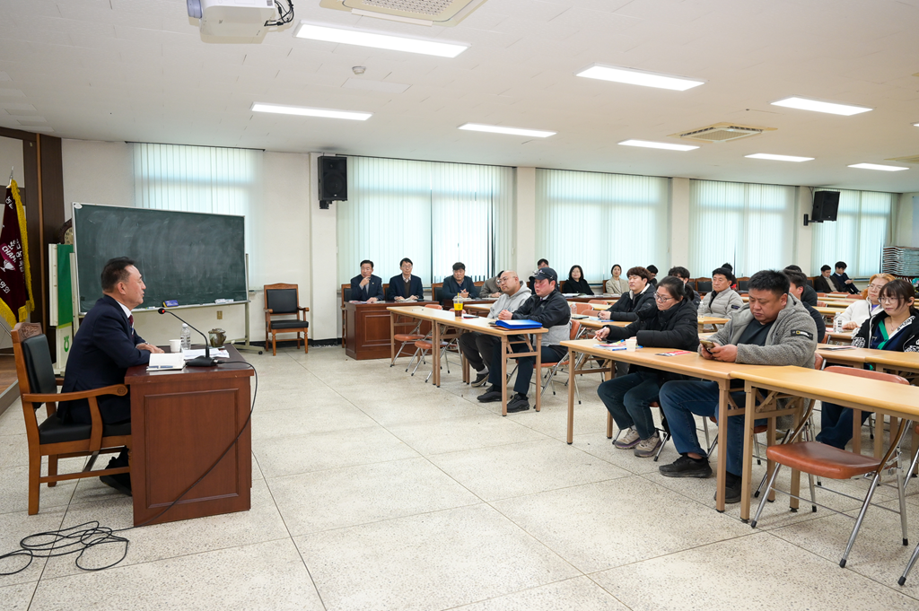 이충우 여주시장,청년농업인과의 현장 소통 간담회