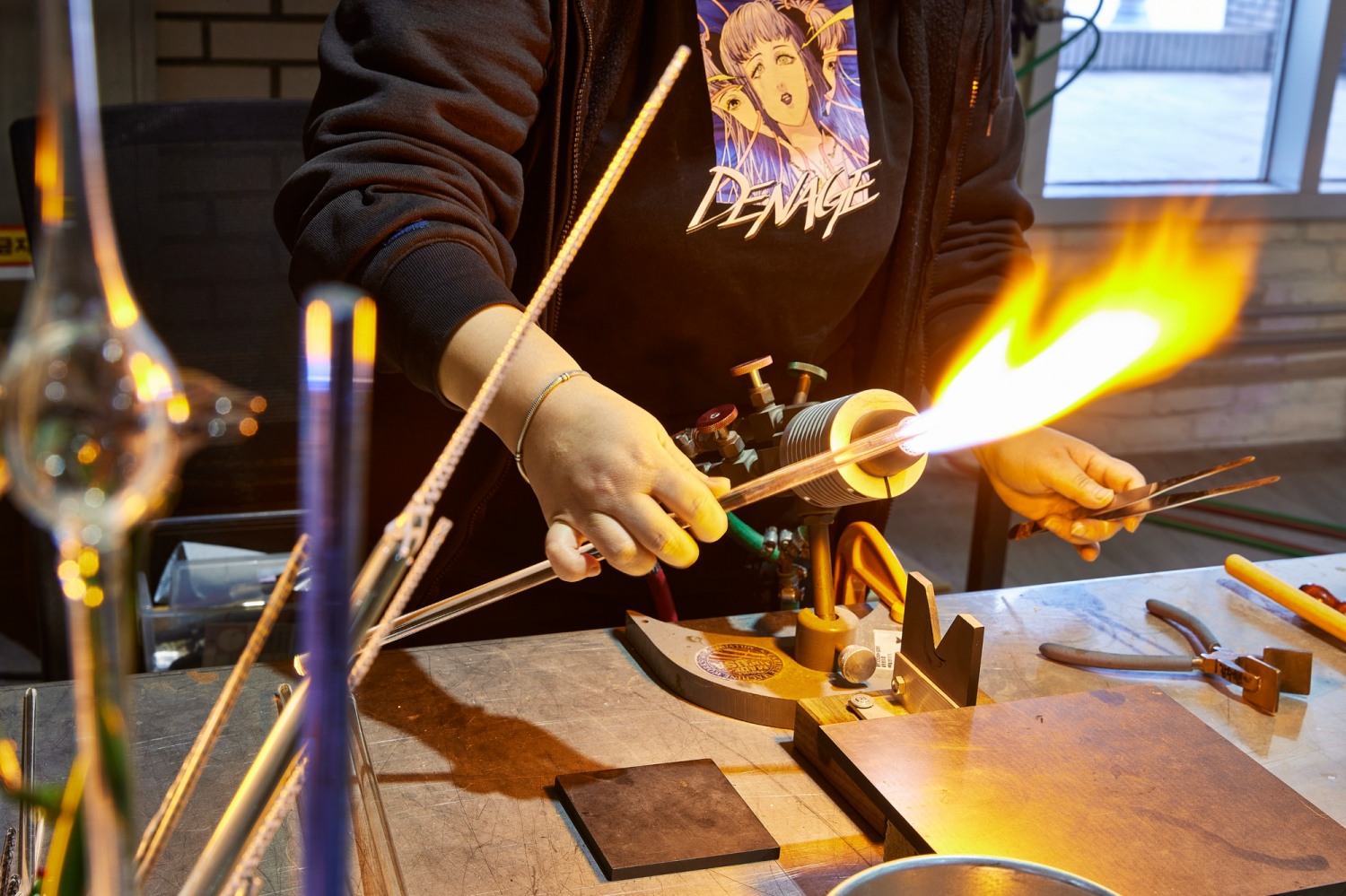 경기공예창작지원센터 유리공방