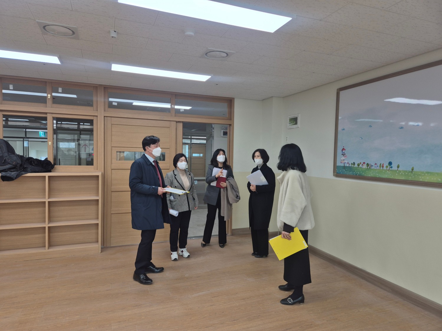 의왕푸른초 3월 3일 적기 개교 위한 최종 점검